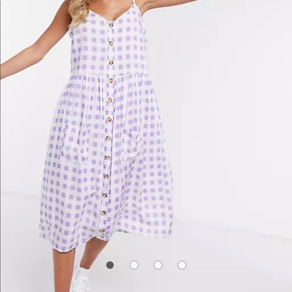 FLIRTY GINGHAM DRESS